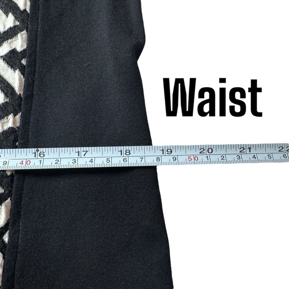 Chico's Black White Zig Zag Stripe Asymetric Zip Lightweight Moto Jacket Size M - Picture 8 of 12